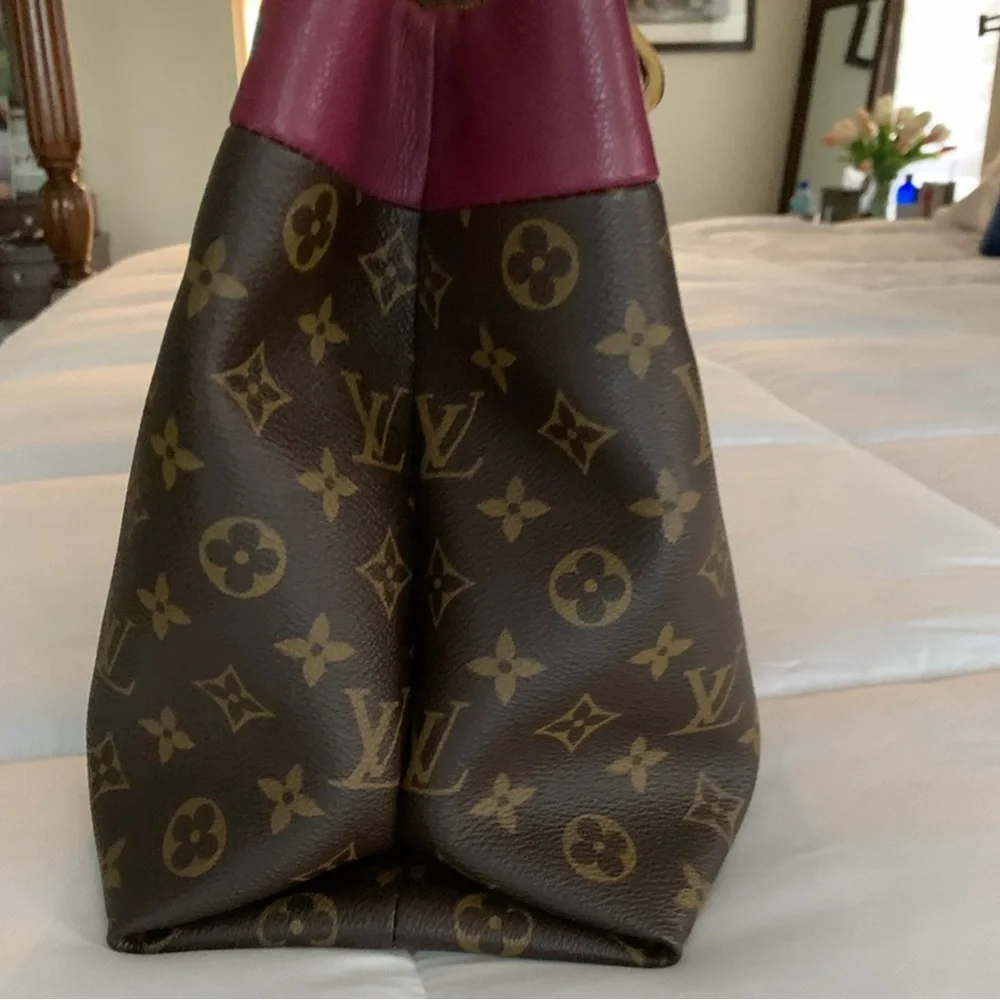 Louis Vuitton Brown and Burgundy Shoulder Bag